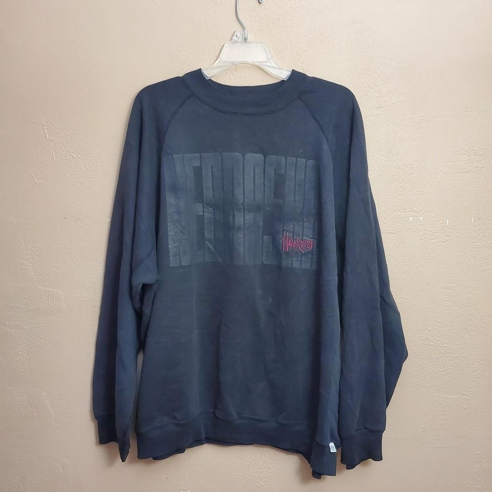 Black vintage 90s Nebraska Huskers crewneck sweatshirt